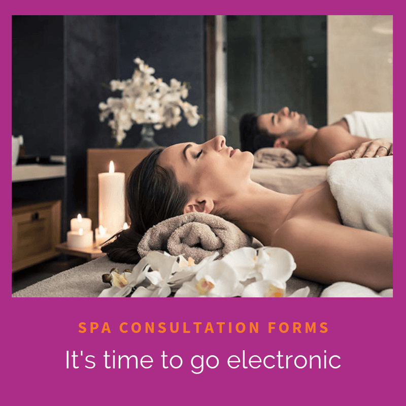 Spa Client Consultation Forms Time To Go Electronic Ipegs